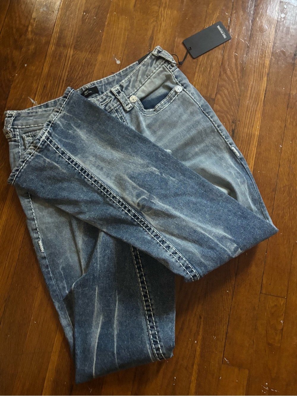 True Religion Joey Mr Flare flap jeans nwt - Picture 3 of 9